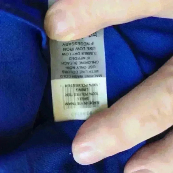 Vince Camuto Sleeveless Flowy Top Blouse in Cobalt Blue Size S Officecore - Picture 8 of 8